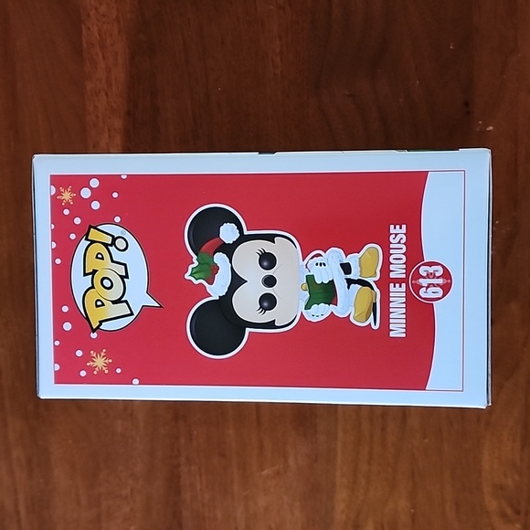 New in Box Santa Minnie Mouse Funko Pop #613 Vinyl collectible figurine - Picture 4 of 6
